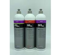 Koch Chemie Kit polissage professionnel 3 x 1L Heavy Cut + + Finition Brillant politur
