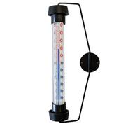 Koch Thermomètre de fenêtre résistant aux intempéries en plastique avec fixation en métal 21 cm 50 °C à -50 °C