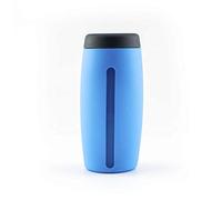 Kochblume Distributeur doseur avec fenêtre en Silicone sans BPA de Couleur Bleue 275 ML Dimensions : 6,5 cm x 13 cm 22057.08