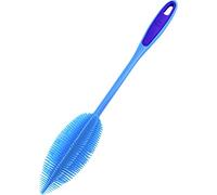 Kochblume Goupillon 36 cm | Silicone de qualité supérieure | Résistant à la chaleur | Passe au lave-vaisselle | Pour gourdes, thermos et verres | Couleur : bleu