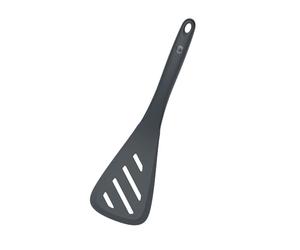 Kochblume Spatule fendue design L | Silicone de qualité supérieure et sans BPA | Résistant à la chaleur | Passe au lave-vaisselle | 30 cm | Couleur : anthracite