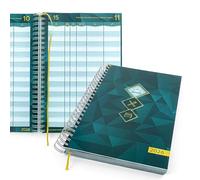 KOCHDIALOG Premium Design Carnet de réservation 2026 solide A4 pour restauration et hôtel, restaurant, gastronomie, pensions, 1 pièce