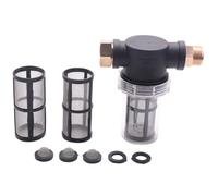 Kochenty Filtre de tuyau d'arrosage de 1,9 cm pour nettoyeur haute pression, filtre à sédiments d'eau, filtre d'entrée d'eau de jardinage