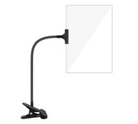 Kochenty Loupe 5X avec Clip, Loupe 6x3,5 Pouces avec Pince Col de Cygne Flexible Réglable, Loupe à Clipser