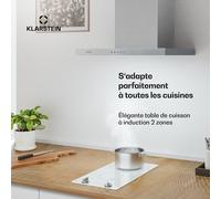 Kochheld plaque à induction | Élégante et puissante | 2 zones de cuisson | 3500 W | 30 cm