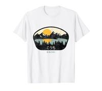 Kochi Japon T-Shirt Graphique avec Valeur, Homme, Blanc, XL