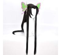 Kochou Kanae Cosplay Wig Anime Kimetsu no Yaiba Halloween Costumes Butterfly hair accessory Synthetic Hair Wig