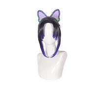 Kochou Shinobu Wig Kimetsu no Yaiba Cosplay Hair Heat Resistant Synthetic Hair Kochou Shinobu Role Play