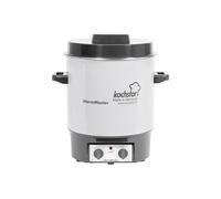 Kochstar Einkochautomat WarmMaster S mit Uhr 27 l Ø35cm steingrau/weiß