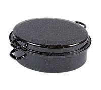 Kochstar, K32711034, Roaster, cocotte, daubière multi cuisson, émail 34cm, Noire