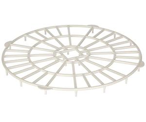 Kochstar K99007032 Grille de Support pour Bocaux Polypropylène 35 cm, Blanc