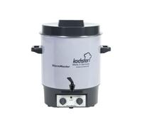 KOCHSTAR K99104235, Stérilisateur de bocaux électrique, Thermostat + Robinet + Minuterie, 27 litres, Acier Emaillé, 45,5 x 36,7 x 41,5 cm, Gris
