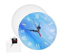 KOCKSHION 1 ensemble Kit de Moules à Horloge Silicone Complet pour Création avec Mécanismes et Accessoires pour DIY et Résine Époxy