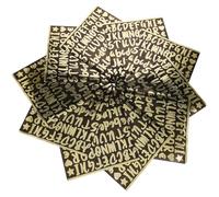 KOCKSHION 10 Feuilles Autocollants Chiffres et Lettres Réfléchissants pour Boîte Aux Lettres Extérieure Autocollantes Vinyle Auto-adhésives Dorées pour Adresse Panneau et Signalisation