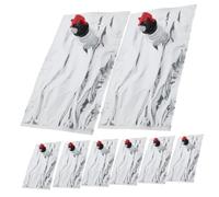 KOCKSHION 10 Paquet Recharge Pochette à Vin Réutilisables 1l avec Bec Verseur Argenté pour Maison et Activités Extérieures, Matériau NY Vmpet PE Pratique et Solide