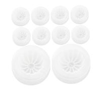 KOCKSHION 10 Pièces Moule à Baozi Outil de Cuisson Vapeur Antiadhésif pour Raviolis et Pâtisseries pour Diy Cuisine et Jouets Éducatifs pour Garçon Fille