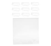 KOCKSHION 12pièces Housses De Transparentes pour Disques Vinyles Housses Extérieures Anti-Rayures pour Albums Supérieure La Poussière Et Eau pour Disques Standards Identification Facile