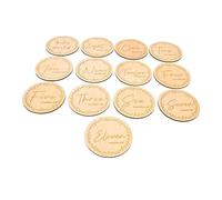 KOCKSHION 13 pièces Cartes de pour Ensemble de Plaques Ronde Accessoires Photo pour de des Nouveaux