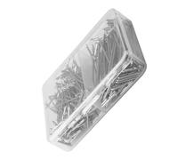 KOCKSHION 150 Pièces Épingler hairpin barrette hair pin boutons serrure épingle à nourrice épingles à pour fixer la clips de pour fixer la acier Silver