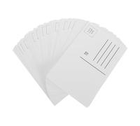 KOCKSHION 150 Pièces Papier Cartonné Blanc Vierge, Compatible Envoi Postal, Format Compact pour Projet Artistique ou Fête D'anniversaire