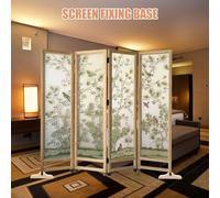 KOCKSHION 2 pièces Base de Support Bois pour Séparateur de Stable et Facile à Installer pour Salon Bureau et Bibliothèque Lot