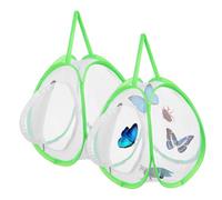 KOCKSHION 2 Pièces Cage à Portable Lot de Enceintes Maille Transparente pour Chenilles et Insectes Habitat Sécurisé et Respirant pour Activités Extérieures et Intérieures