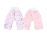 KOCKSHION 2 pièces Culottes Dapprentissage Garçon Fille Coton Doux Haute Fuite Réutilisables et Absorbantes Lot pour et Protection Fuites Nocturnes et Entraînement Propreté