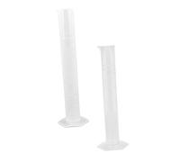 KOCKSHION 2 Pièces Cylindres Gradués Plastique Éprouvettes Pour Laboratoire Matériau et pour Écoles et Recherche