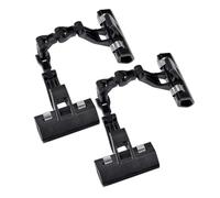 KOCKSHION 2 Pièces Double Opening Clamp Flexible Rotating Sketch Board Clip for Artists Dual Head Adjustable Table Edge and Paper Holder for Drawing Pads