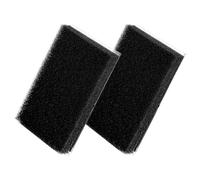 KOCKSHION 2 pièces Éponge Double-Face Réutilisable pour Enlever Poils Animaux Adhésive et Douce pour Tissus Kit pour Lessive Tapis et Vêtements Noirs