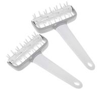 KOCKSHION 2 pièces Outil de Cuisine Perforateur de Pâte pour Pizza Aiguilles Pratique et Accessoire de Pâtisserie pour Préparation de Croûtes