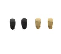 KOCKSHION 2 Pièces Plaquettes Nasales en Titane, Anti-dérapantes | Réduit L’inconfort, sans Pression ni Irritation, pour Lunettes à Monture Complète et Lunettes de Soleil Couleur Aléatoire