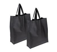 KOCKSHION 2 Pièces Pochette De Courses Pliable Tissu Non Tissé Pochette De Shopping Réutilisable Et Lavable Pochette De Rangement Légère Et Robuste