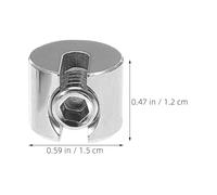 KOCKSHION 2 pièces Serre-câbles Acier Inoxydable Pinces Robustesse et Sécurité pour Fixation de Câbles et Filets de Jardin Installation Rapide