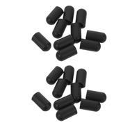 KOCKSHION 20 Pièces Silicone Drumstick Tips Silent Practice Dampeners Drumstick Protector Caps For Standard Sticks Hole 5.5mm For Practice Sessions