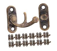 KOCKSHION 20 Pièces Vintage Decorative Iron Box Latch Hasp For Diy Wooden Cabinets And Jewelry Boxes Retro Style Durable Hardware For Creative Home Projects