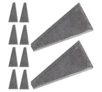 KOCKSHION 20pcs Coin de Marteau Triangulaire en Acier à Haute Teneur en Carbone, Outil de Réparation Fiable pour Portes et Fenêtres sur Chantiers et Maisons