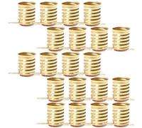KOCKSHION 20pcs Douille D'éclairage E10 en Cuivre Résistance Haute Température et Surface Lisse pour Chandelier et Chambre
