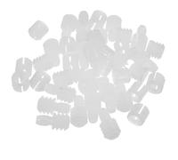 KOCKSHION 20pcs Inserts D'écrou en Nylon Blanc pour Charnières de Meuble, Fixation Facile et Design Polyvalent, pour Installation D'armoires et Quincaillerie de Meubles