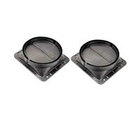 KOCKSHION 2pièces Base De Ventilation De Cuisine Avec Clapet Anti-retour Pour Hotte Base Accessoire Pratique Et