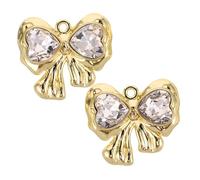 KOCKSHION 2pièces Breloques Forme De Cœur Pour Bracelet Pendentif Avec Motif Amour Breloques Pour Fabrication De Bijoux Collier Et Bracelet Soi-même