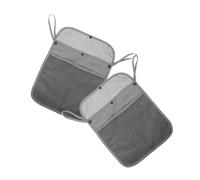 KOCKSHION 2pièces De Poussette Suspendu Maille Organisateur De Rangement Pour Accessoires Pratique Et Léger Pour Diapers Jouets Et Lingettes Couleur Grise