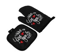 KOCKSHION 2pièces Gants De Cuisine Réutilisables Résistants Chaleur Mitaines De Cuisson Antidérapantes Pour Femmes Gants Épais Pour Four Et - Les Brûlures