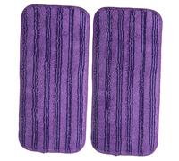 KOCKSHION 2pièces Lot de Têtes De Balai Réutilisables Lavables Compatible avec Balai Vaporisateur Lingettes pour Sols Durs