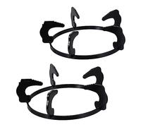 KOCKSHION 2pièces Support Pour Cuisinière à Gaz Fer Porte-pot Antidérapant Pour Wok Et Casserole Cadre Stable Noir ø Accessoire Cuisine Maison Et Restaurant
