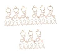 KOCKSHION 3 Ensembles Pendentifs Alliage De Stéthoscope Pour Diy Bijoux Bracelets Et Colliers Accessoires Décoratifs Pour Infirmiers Et 10 Pièces * 3