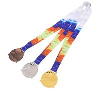 KOCKSHION 3 Pièces Médaille de Récompense Pickleball en Alliage de Zinc Légère avec Design Élégant et Gravure, Facile à Ranger pour Événements Sportifs et Cérémonies de Remise