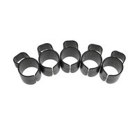 KOCKSHION 5 Pièces Lot de Clips Plastiques Noirs pour Câbles Audio Rotation 360°, Fixation sur Pied ou Bureau, Gestion Sécurisée et Ajustement Fréquent pour Scène ou Bureau