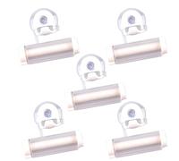 KOCKSHION 5 pièces Presseur de Dentifrice à Ventouse de Accessoire Pratique et Chic pour Économiser Dentifrice pour Tubes de Cosmétiques et Crèmes Blanc
