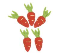 KOCKSHION 5pièces Décorations De Carottes Feutre Réalistes pour Pâques Ornements Laine pour Arbre De Printemps Et Projets De Décoration Maison
